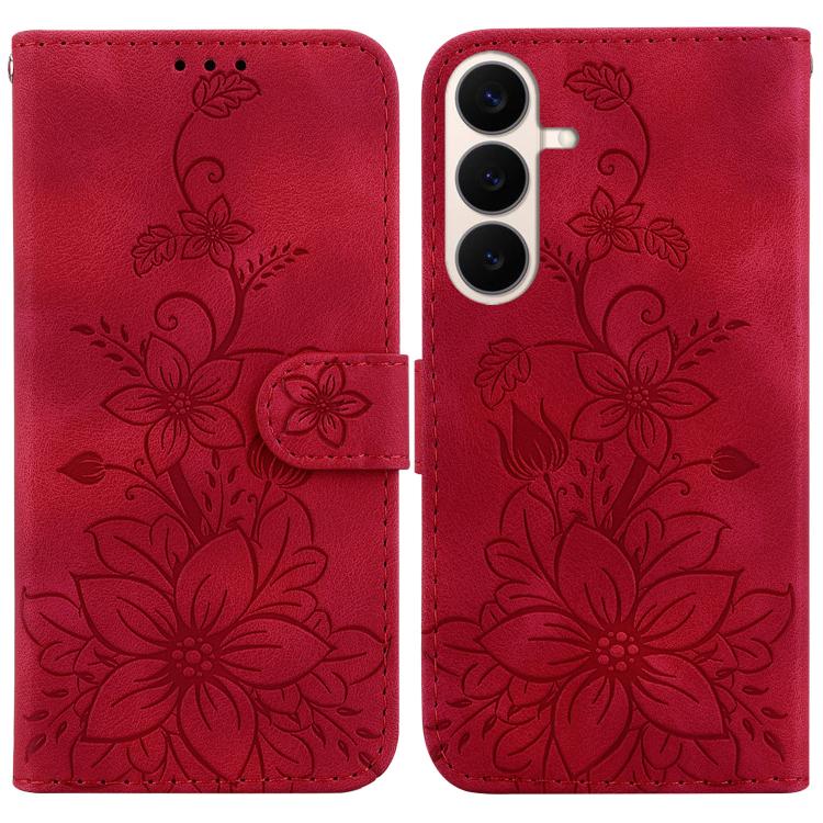 Custodia in pelle goffrata Giglio per Samsung Galaxy S26 5G