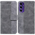 Custodia in pelle goffrata geometrica per Samsung Galaxy S25 Ultra 5G