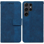 Custodia in pelle goffrata geometrica per Samsung Galaxy S25 Ultra 5G