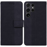 Custodia in pelle goffrata geometrica per Samsung Galaxy S25 Ultra 5G