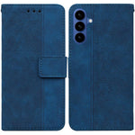Custodia per telefono in pelle goffrata geometrica per Samsung Galaxy S26+ 5G