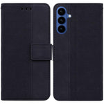 Custodia per telefono in pelle goffrata geometrica per Samsung Galaxy S26+ 5G