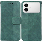 Custodia per telefono in pelle goffrata geometrica per Samsung Galaxy S26+ 5G