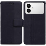 Custodia per telefono in pelle goffrata geometrica per Samsung Galaxy S26+ 5G