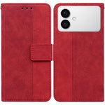 Custodia per telefono in pelle goffrata geometrica per Samsung Galaxy S26+ 5G