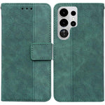 Custodia per telefono in pelle goffrata geometrica per Samsung Galaxy S26+ 5G