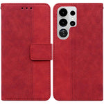 Custodia per telefono in pelle goffrata geometrica per Samsung Galaxy S26+ 5G