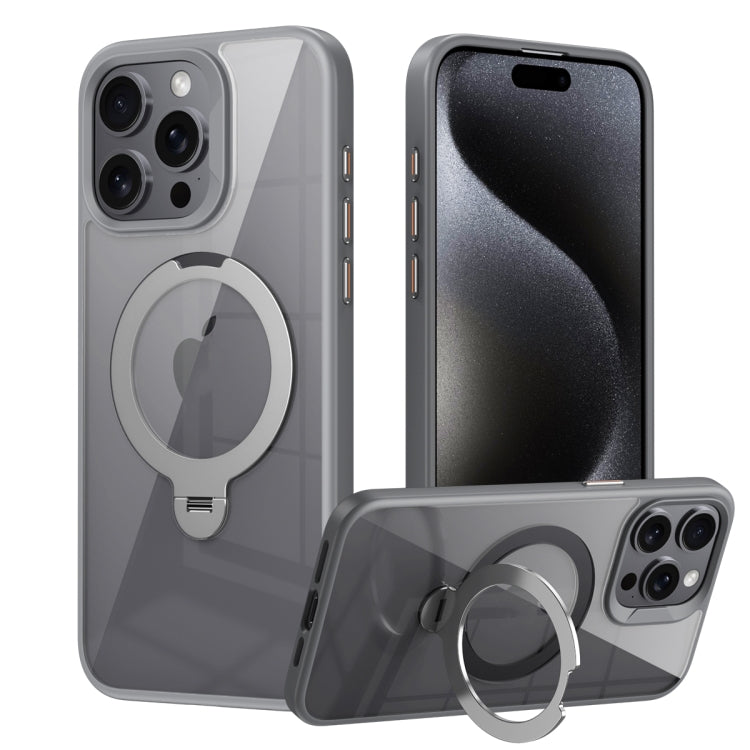 Custodia trasparente con anello magnetico per iPhone 16 Pro Max