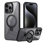 Custodia trasparente con anello magnetico per iPhone 16 Pro Max