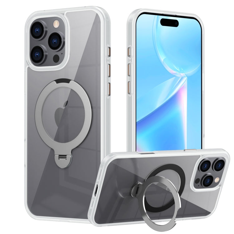 Custodia trasparente con anello magnetico per iPhone 16 Pro Max