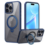 Custodia trasparente con anello magnetico per iPhone 16 Pro Max