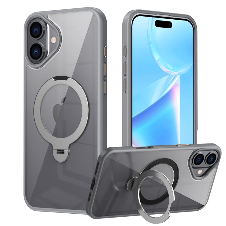 Custodia trasparente con anello magnetico per iPhone 16 Pro Max