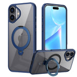 Custodia trasparente con anello magnetico per iPhone 16 Pro Max