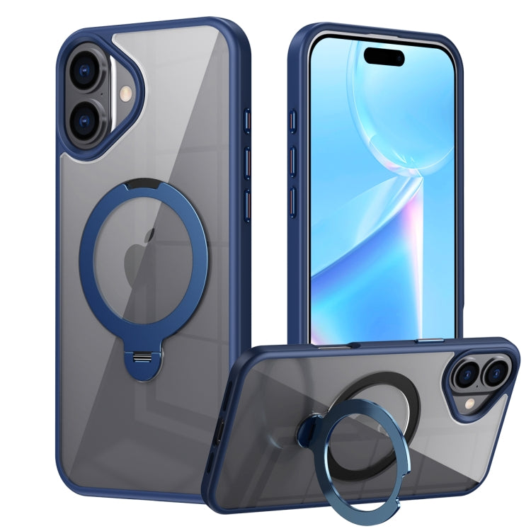 Custodia trasparente con anello magnetico per iPhone 16 Pro Max