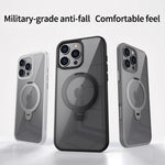 Custodia trasparente con anello magnetico per iPhone 16 Pro Max