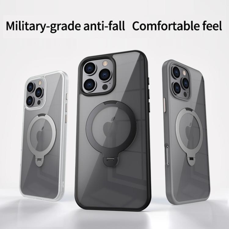 Custodia trasparente con anello magnetico per iPhone 16 Pro Max