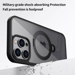 Custodia trasparente con anello magnetico per iPhone 16 Pro Max