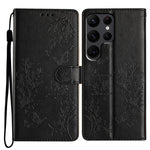 Custodia in pelle con farfalle e fiori per Samsung Galaxy S24 e S25 Edge 5G