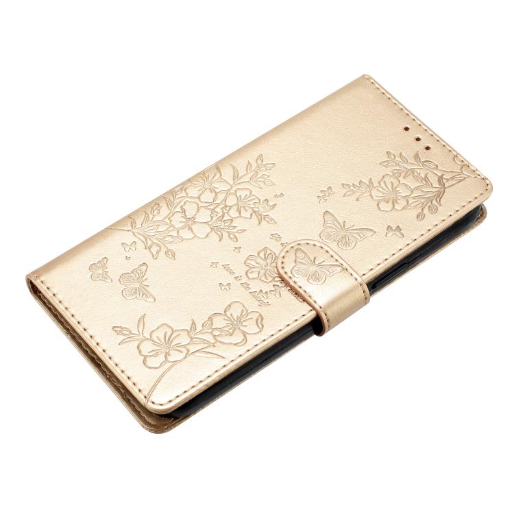 Custodia in pelle con farfalle e fiori per Samsung Galaxy S24 e S25 Edge 5G