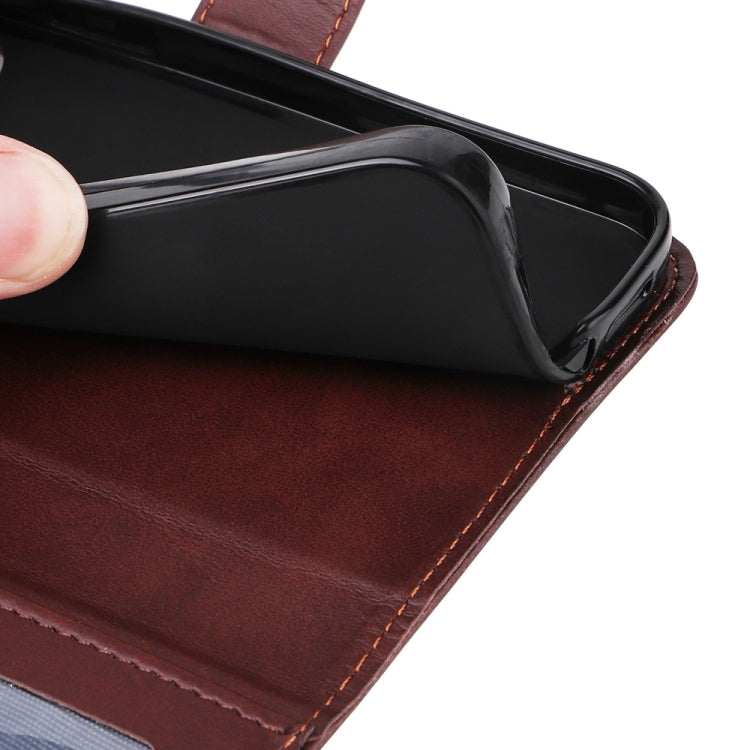 Custodia per telefono con flip in pelle di vitello con texture classica, For Galaxy S25 Ultra 5G, For Galaxy S24 FE 5G