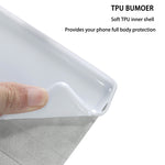 Custodia in pelle glitterata con slot carte per iPhone 12