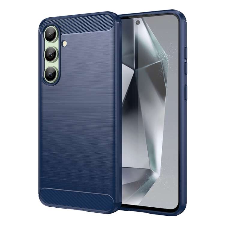 Custodia TPU con texture fibra di carbonio per Samsung Galaxy S25 Ultra 5G
