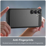 Custodia TPU con texture fibra di carbonio per Samsung Galaxy S25 Ultra 5G