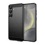 Custodia TPU con texture fibra di carbonio per Samsung Galaxy S25 Ultra 5G