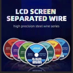 Filo diamantato per separazione schermo LCD 0,1mm 100m