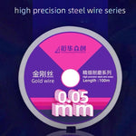 Filo diamantato per separazione schermo LCD 0,1mm 100m