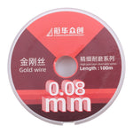Filo diamantato per separazione schermo LCD 0,1mm 100m