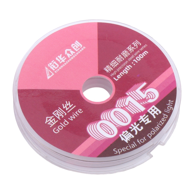 Filo diamantato per separazione pellicole LCD 0,015mm x 100m