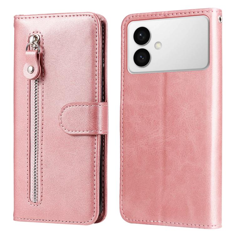Custodia in pelle con cerniera per Galaxy S26 5G e S25 5G