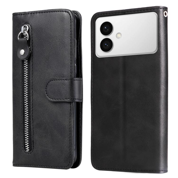 Custodia in pelle con cerniera per Galaxy S26 5G e S25 5G