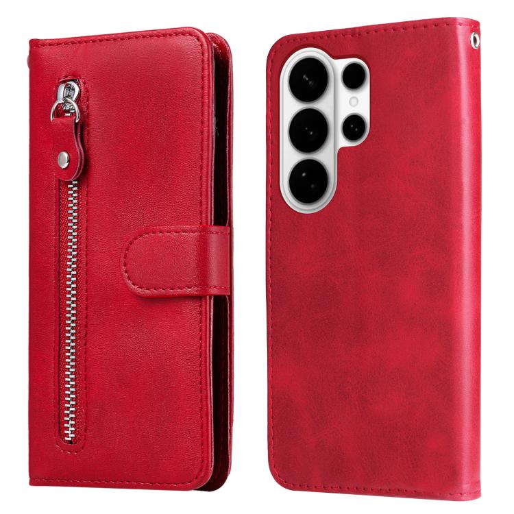 Custodia in pelle con cerniera per Galaxy S26 5G e S25 5G