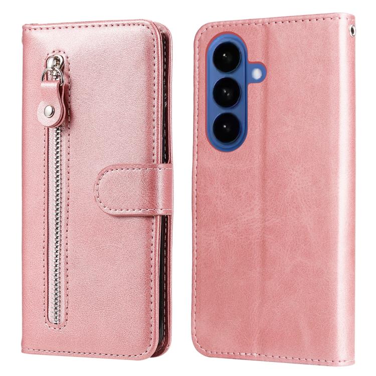 Custodia in pelle con cerniera per Galaxy S26 5G e S25 5G