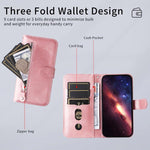 Custodia in pelle con cerniera per Galaxy S26 5G e S25 5G