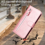 Custodia in pelle con cerniera per Galaxy S26 5G e S25 5G