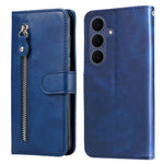 Custodia in pelle con cerniera per Galaxy S26 5G e S25 5G