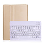 Tastiera Bluetooth rimovibile con custodia in pelle per Samsung Galaxy Tab A7 e