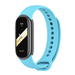 MIJOBS Cinturino per orologio in silicone tinta unita con fibbia in metallo, For Xiaomi Smart Band 9 / 8