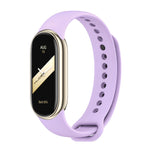 MIJOBS Cinturino per orologio in silicone tinta unita con fibbia in metallo, For Xiaomi Smart Band 9 / 8
