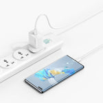 Set caricabatterie rapido USAMS 20W USB-C e 8 Pin