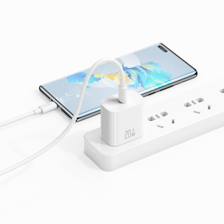 Set caricabatterie rapido USAMS 20W USB-C e 8 Pin