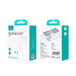 Set caricabatterie rapido USAMS 20W USB-C e 8 Pin