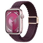Cinturino per orologio sottile in nylon intrecciato con fibbia magnetica, For Apple Watch Series 8 45mm