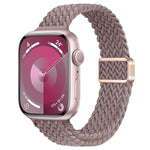Cinturino per orologio sottile in nylon intrecciato con fibbia magnetica, For Apple Watch Series 8 45mm