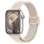 Cinturino per orologio sottile in nylon intrecciato con fibbia magnetica, For Apple Watch SE 44mm