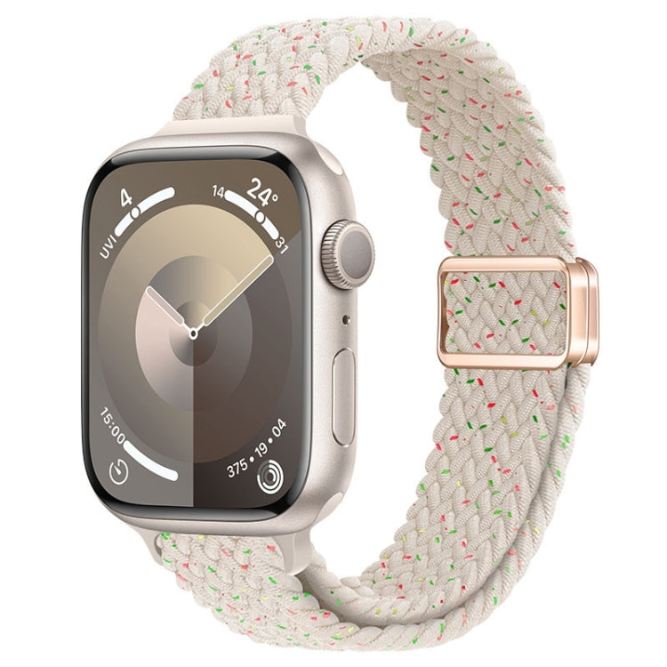 Cinturino per orologio sottile in nylon intrecciato con fibbia magnetica, For Apple Watch SE 44mm