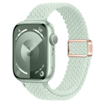 Cinturino per orologio sottile in nylon intrecciato con fibbia magnetica, For Apple Watch SE 44mm